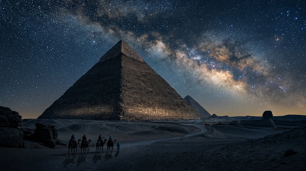 Ilustrace k audioknize Báje a pověsti starého Egypta a Mezopotámie