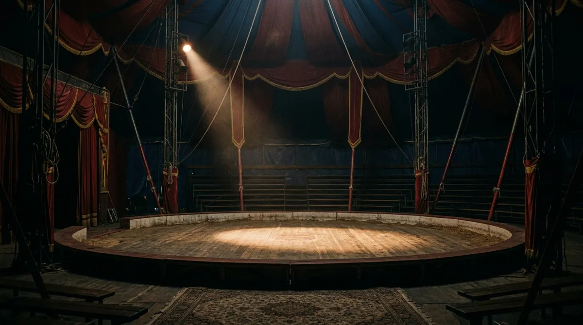 Ilustrace k audioknize Cirkus Humberto