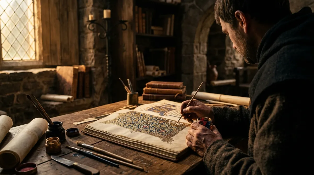 Ilustrace k audioknize Karel IV. - Císař a synové