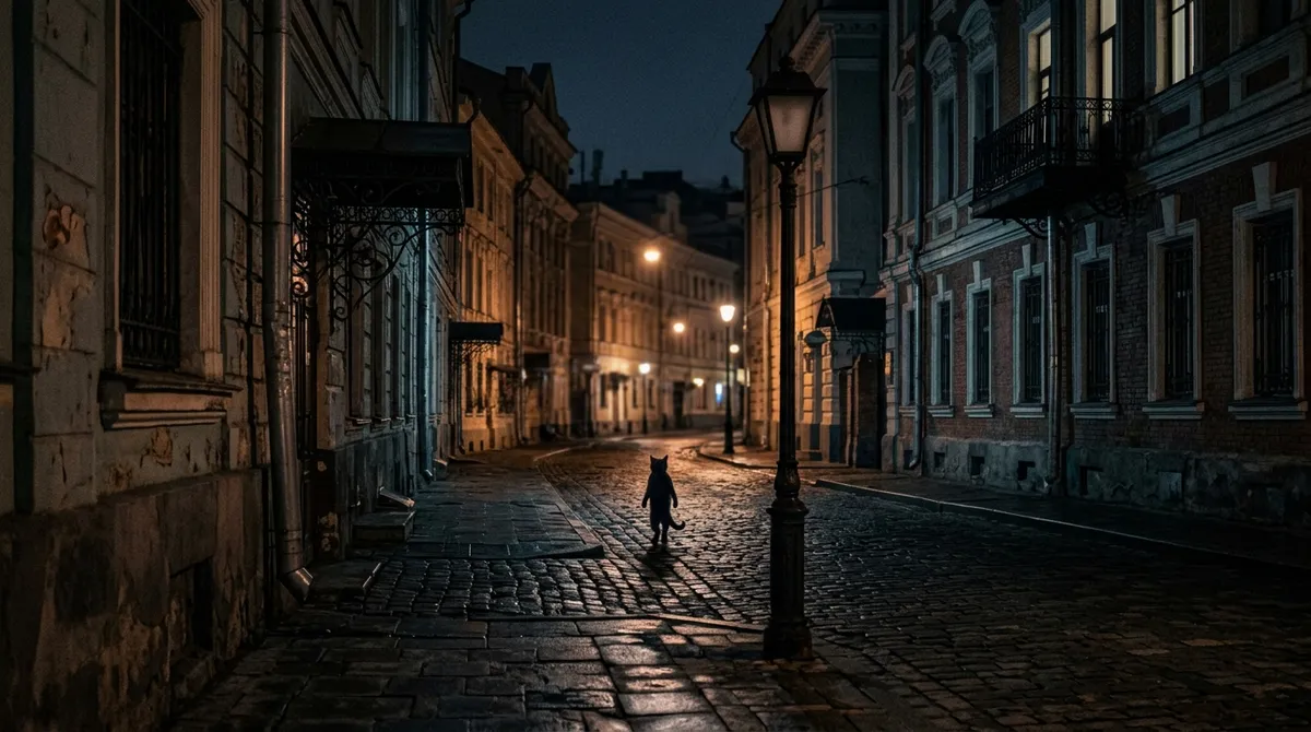 Ilustrace k audioknize Mistr a Markétka
