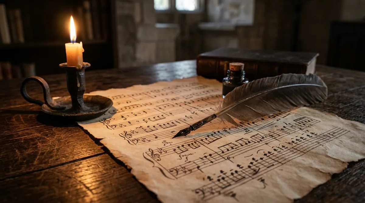 Ilustrace k audioknize Nebojte se klasiky 5 - Johann Sebastian Bach
