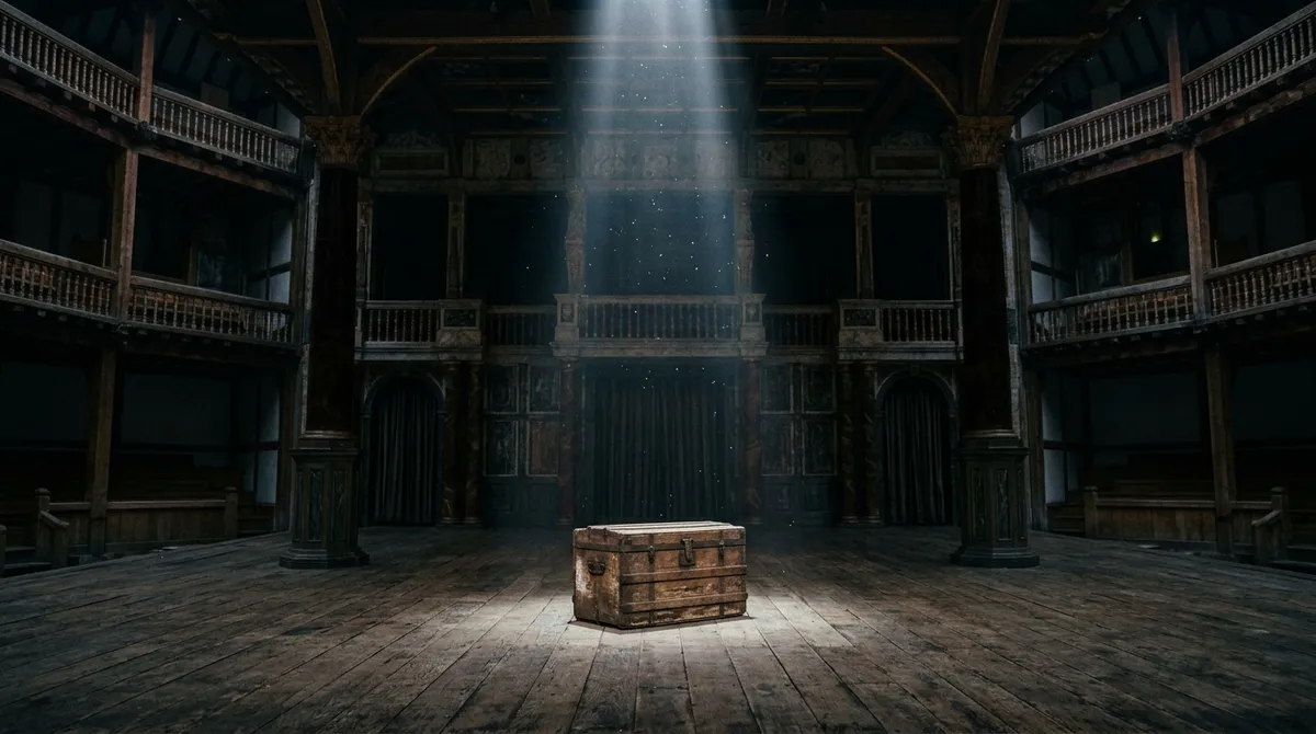 Ilustrace k audioknize Shakespeare