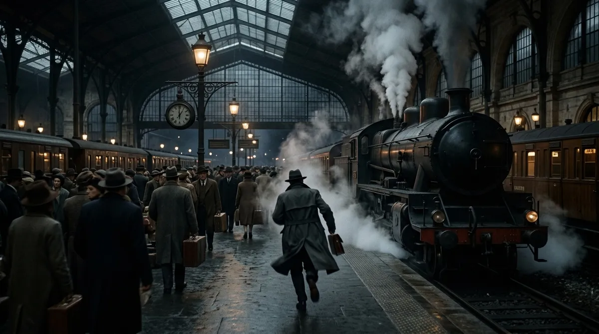 Ilustrace k audioknize Sherlock Holmes - Hitlerův posel smrti