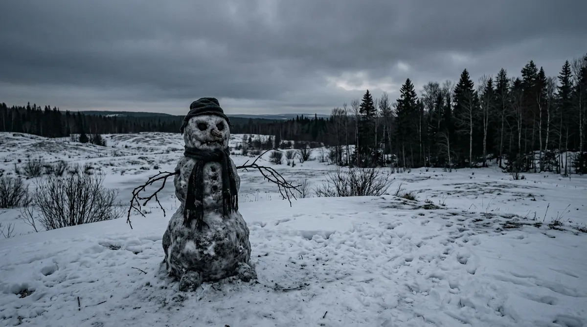 Ilustrace k audioknize Snehuliak