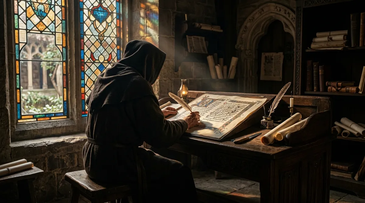 Ilustrace k audioknize Vita Caroli - Vlastní životopis Karla IV. + Hudba na dvoře Karla IV.
