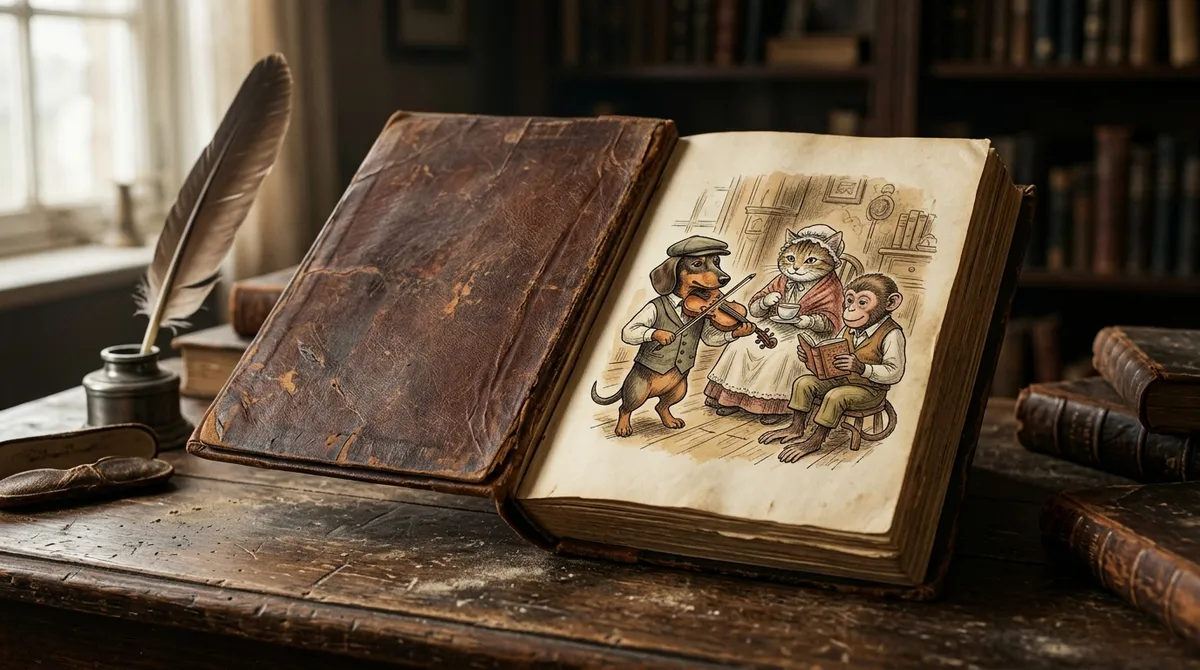 Ilustrace k audioknize Ze světa zvířat